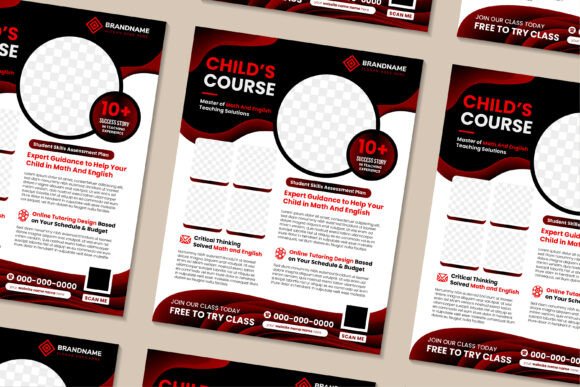 Childs Course Vertical Flyer: A Practical Review for Graphics and Print Templates
