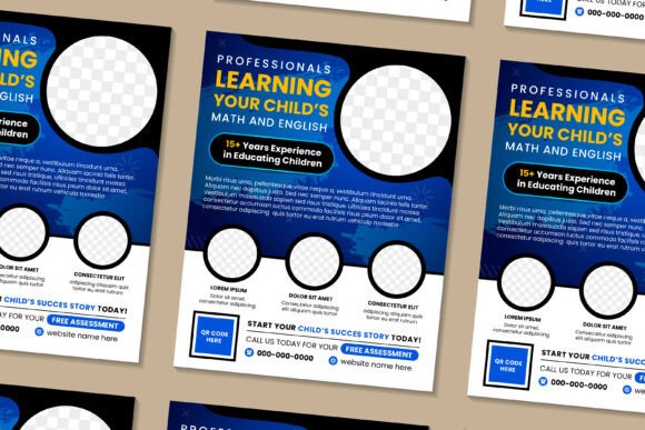 Learning Your Child Flyer Vertical: A Designer's Take on Graphics and Print Templates