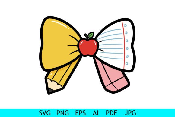 Pencil and Paper Teacher Bow: A Crafts Graphics Review