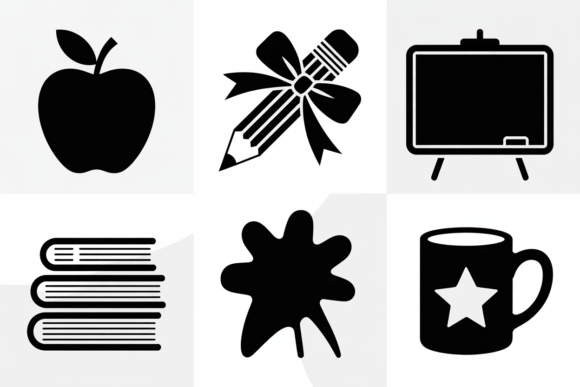 School and Education Icon Set Design Review
