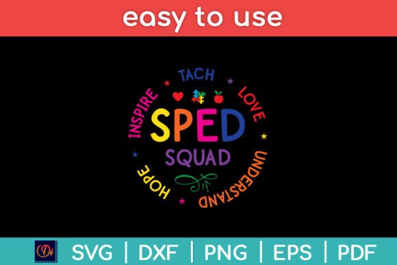 Special Education Teacher - SPED Teacher Graphics for Crafts